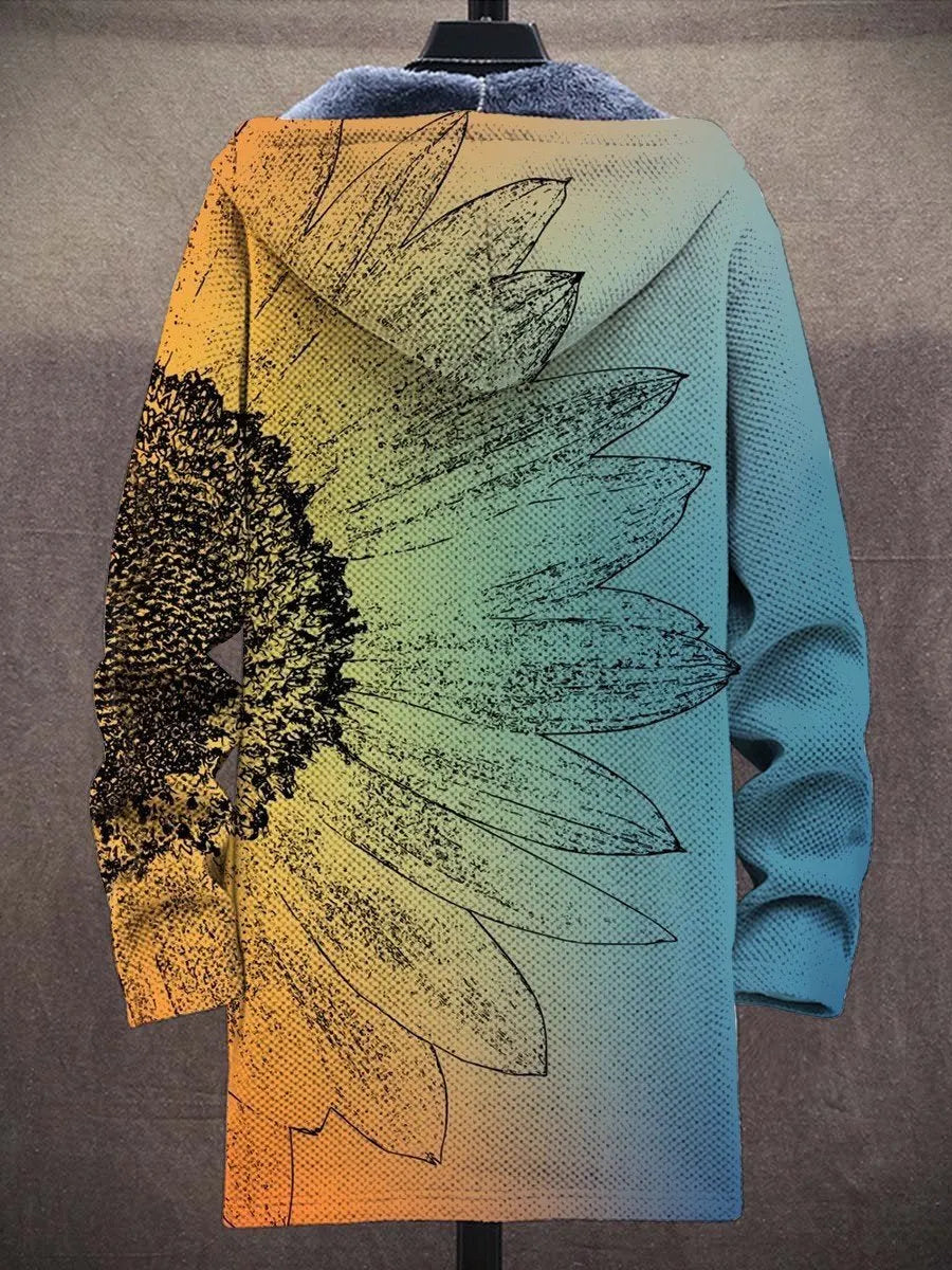 Anneliese Sunflower Art Coat