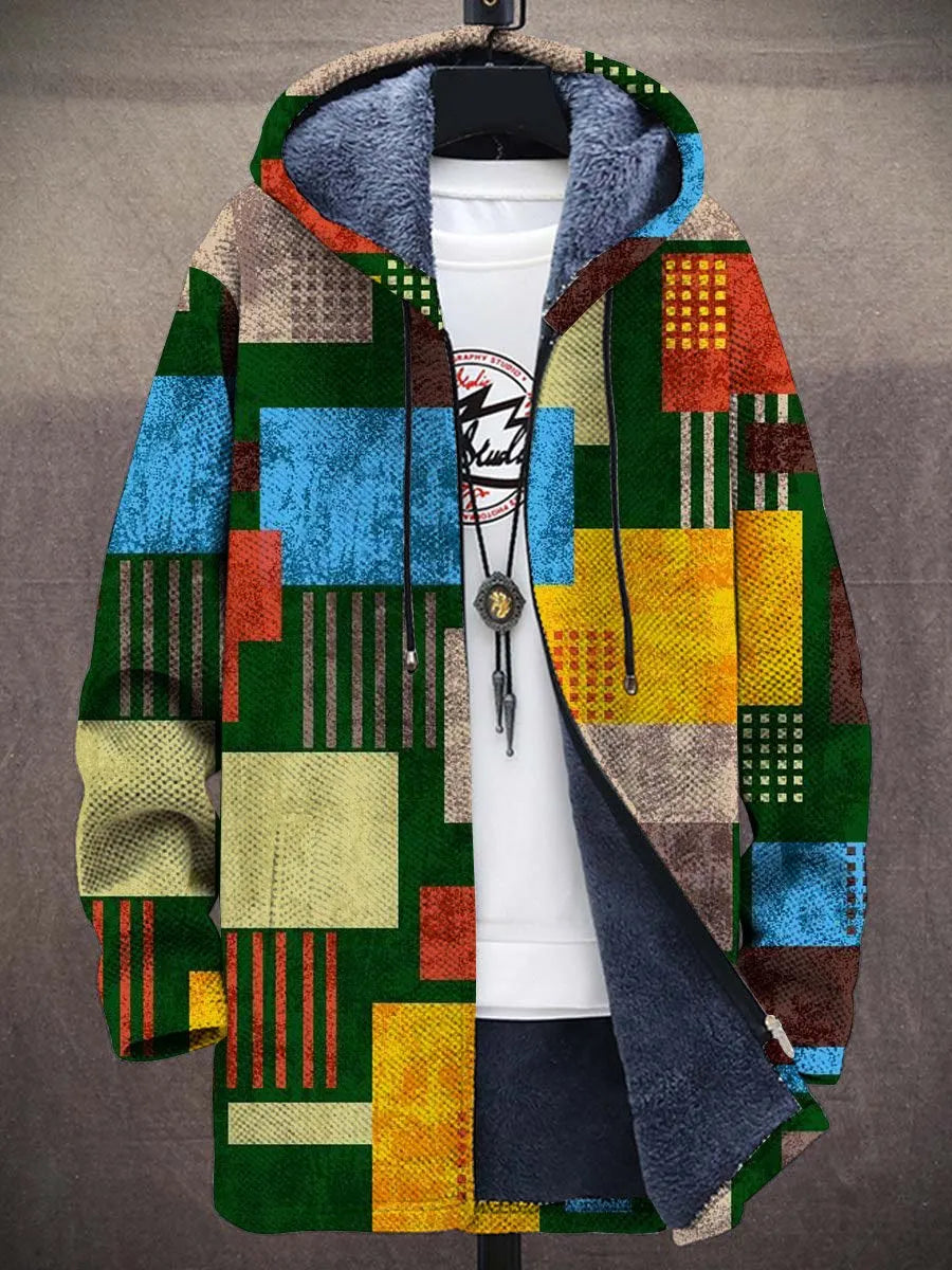 Brigitte Patchwork Art Coat