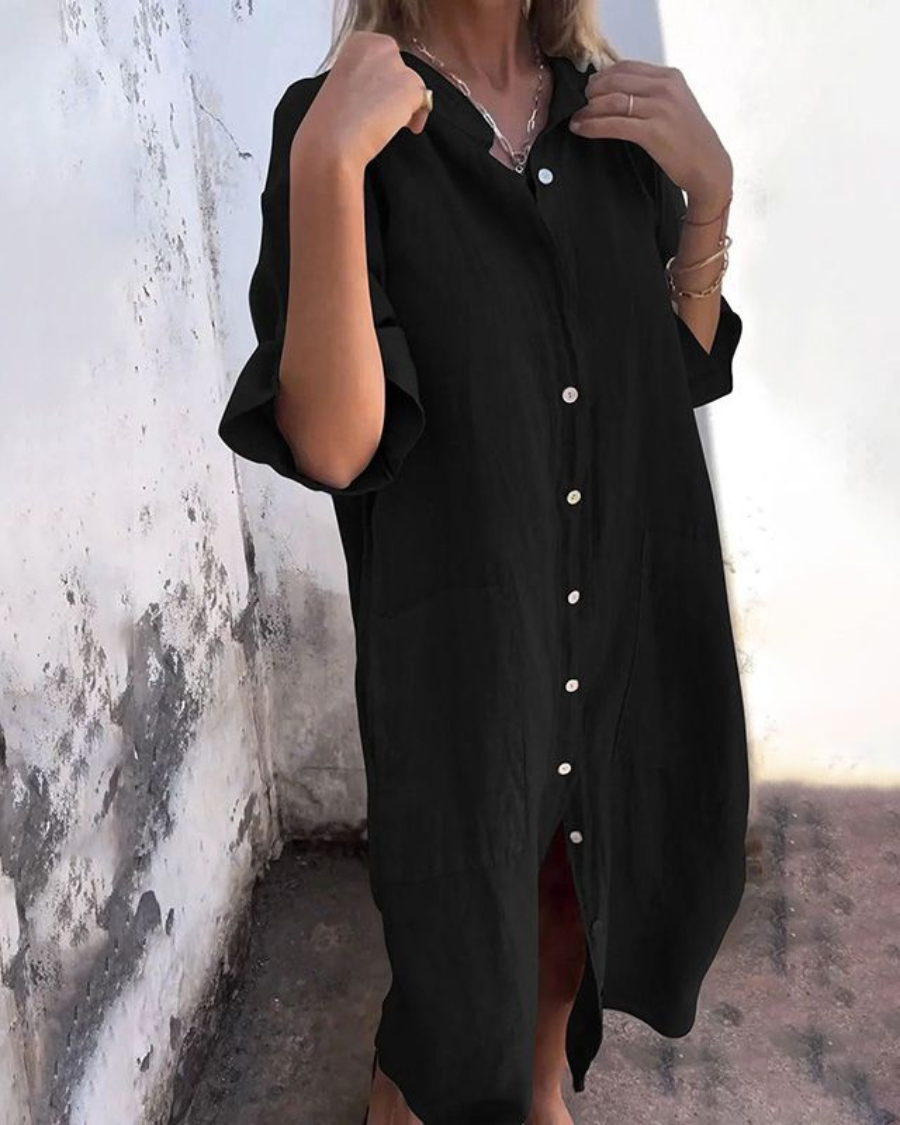 Calixa | Graceful Shirt Dress