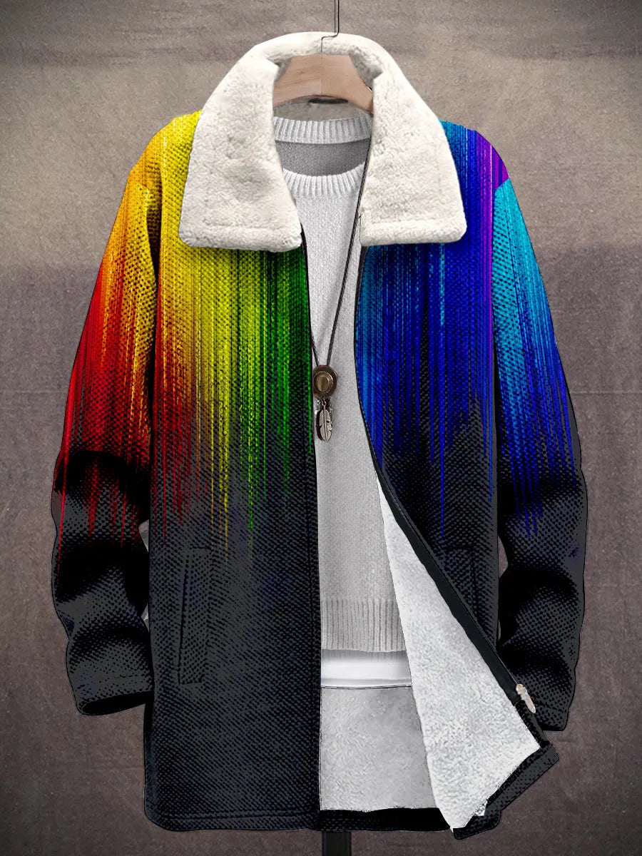Annette Rainbow Art Coat