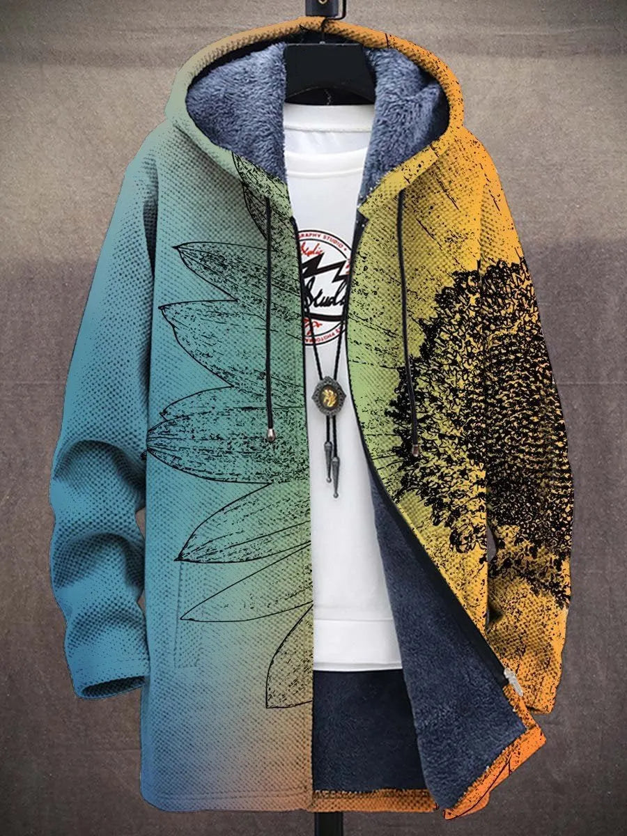 Anneliese Sunflower Art Coat
