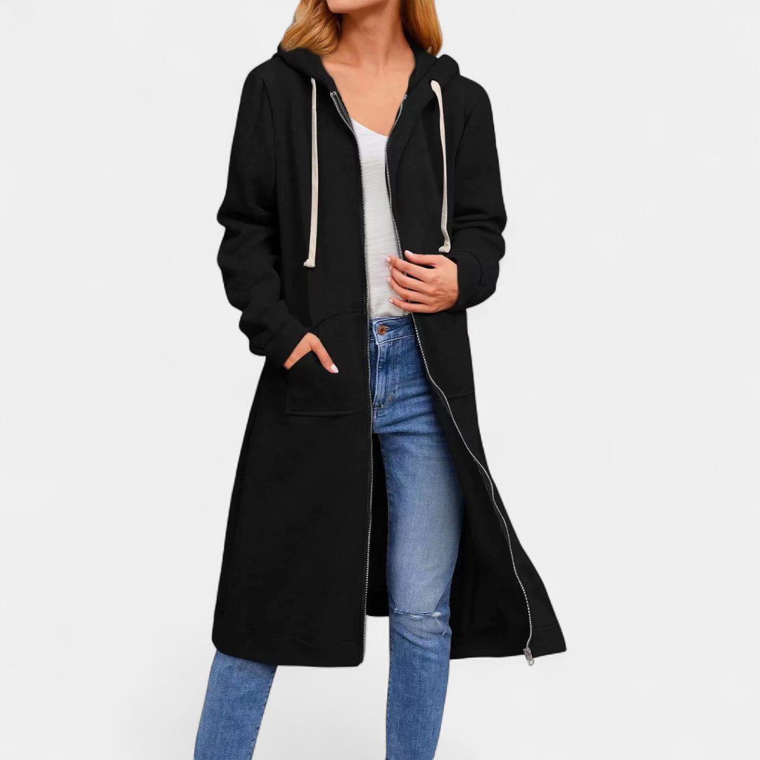 Brixley | Longline Zip Cardigan