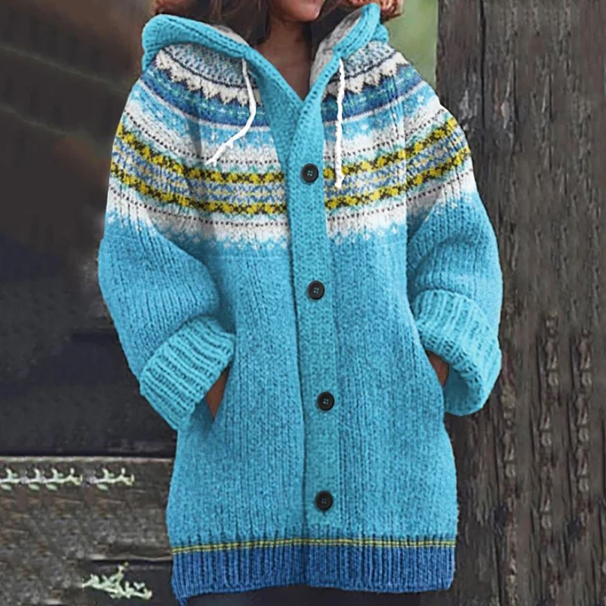 Adele | Hooded Knit Cardigan
