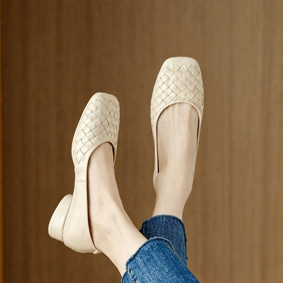 Marcelle Leather Flats