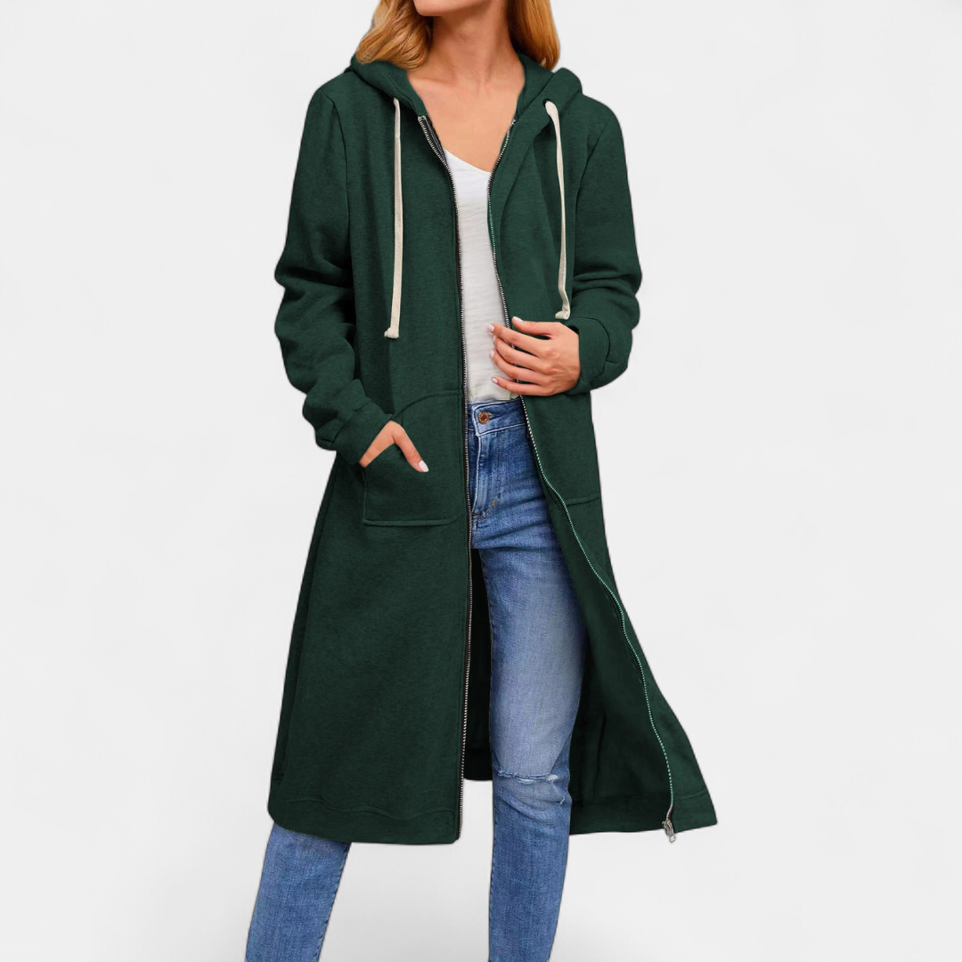 Brixley | Longline Zip Cardigan