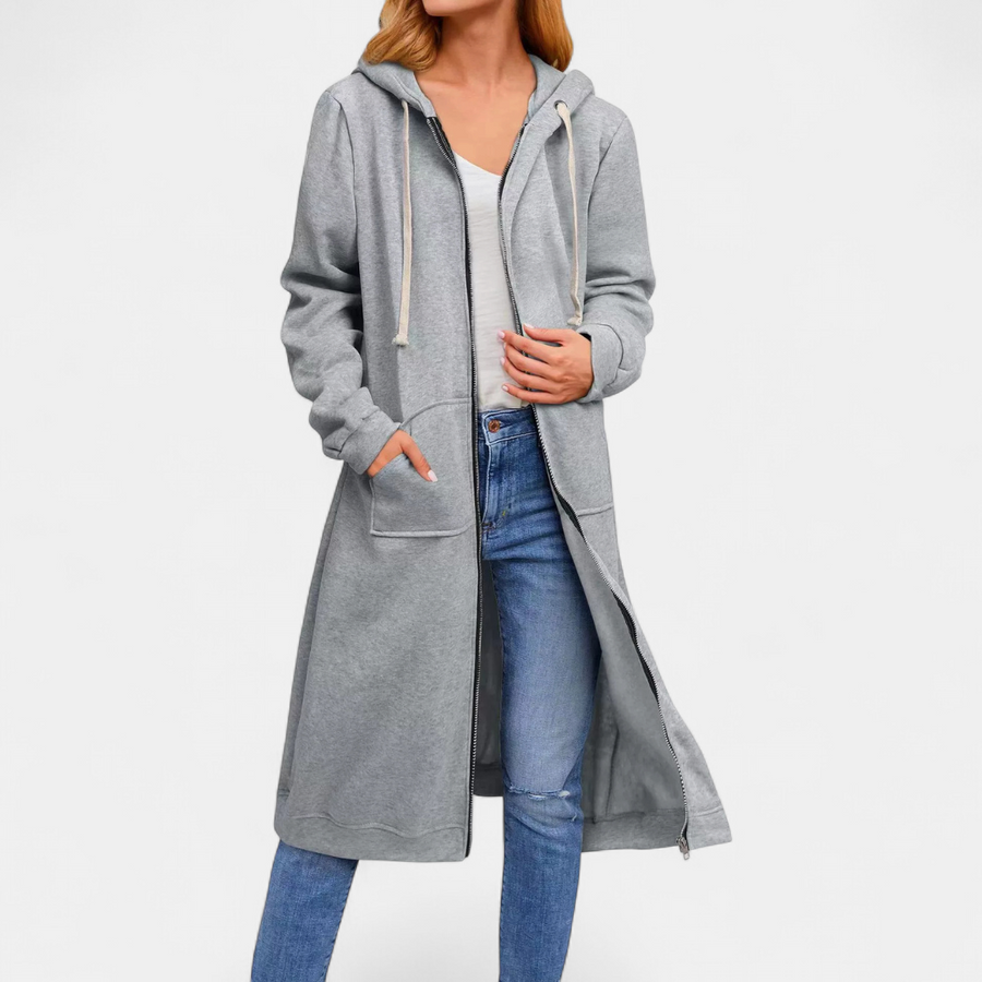 Brixley | Longline Zip Cardigan