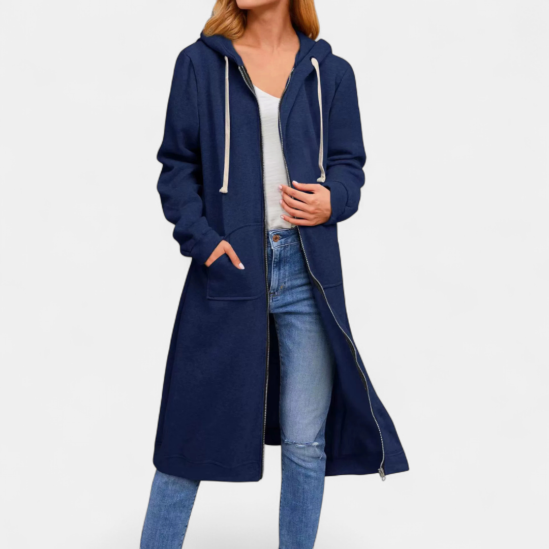 Brixley | Longline Zip Cardigan