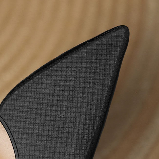 Ceyra Leather Kitten Heels