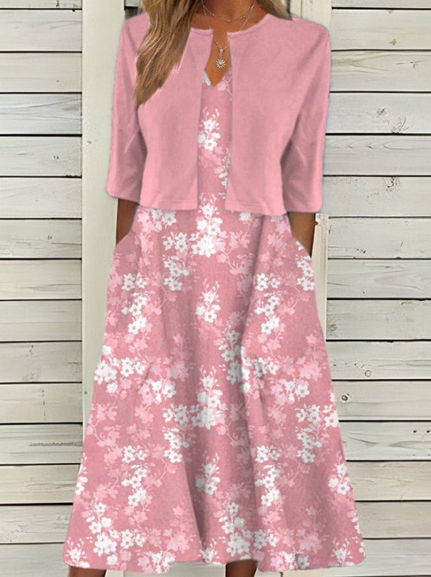 Alou | Charm Floral Dress Set