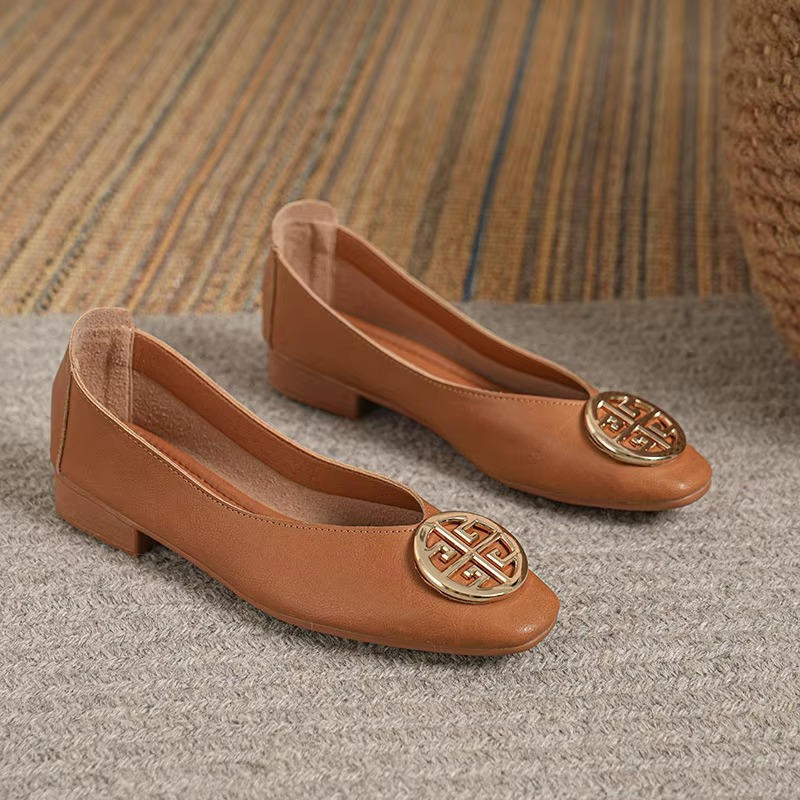 Orchard Leather Flats