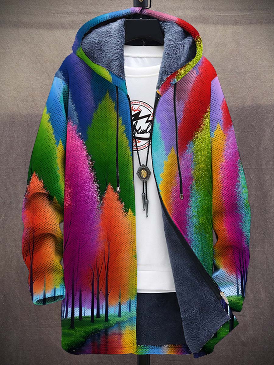 Arletta Rainbow Art Coat