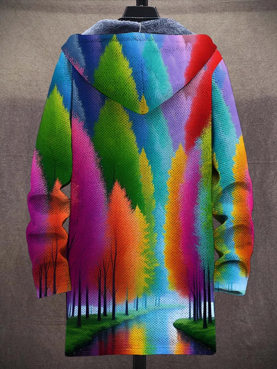 Arletta Rainbow Art Coat